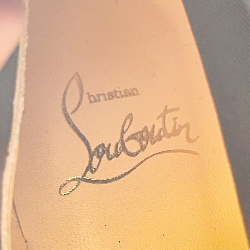 Christian Louboutin Stretchadoxa Black Over the Knee Block Heel Boots EU 36.5 - Picture 12 of 12
